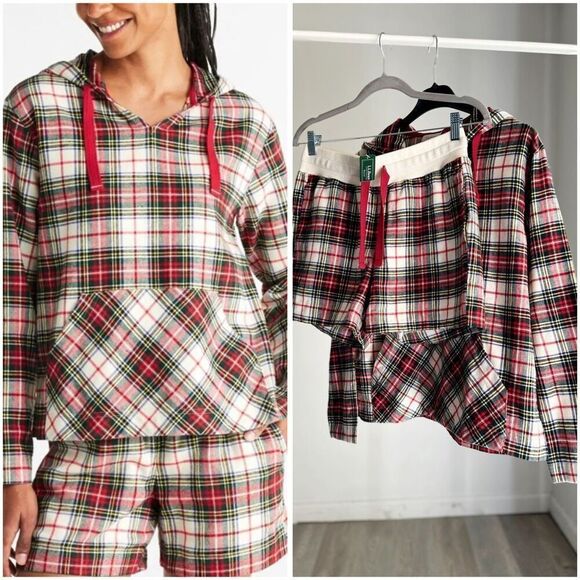 NWT Lounge Pajamas L.L. Bean Set Top S and Shorts XS - Picture 1 of 9